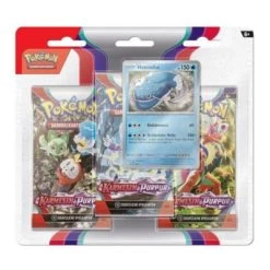 Heerashai | 3 Booster-Packs | Pokemon Karten Karmesin & Purpur Deutsch