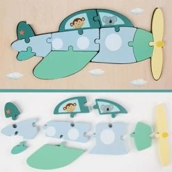 Syntek Dreidimensionales Puzzle Für Kinder Pädagogisches Bausteinspielzeug Für Kinder