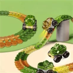 Syntek Pädagogisches Dinosaurier-Autospielzeug Für Kinder Dinosaurier-Vielfalt DIY Zusammengebautes Set -Kinderspielzeugladen 30209107 05