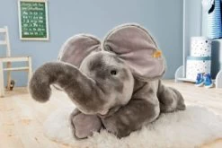 Steiff Kuscheltier Trampili Elefant Liegend Grau 85cm Kuscheltiere