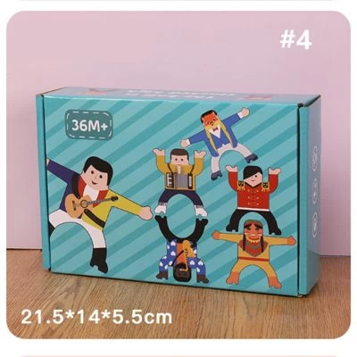 Debuy Holzbausteine Jenga Le Kinderspielzeug Pädagogisches Marionetten-Bausteinspielzeug Für Kinder 4 Debuy Holzbausteine Jenga Le Kinderspielzeug Pädagogisches Marionetten-Bausteinspielzeug Für Kinder – Bild 2