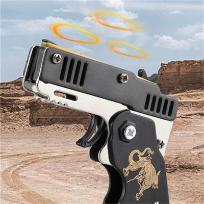 Syntek Modellpistole Aus Faltbarer Gummibandlegierung Aus Metall Anhänger Spielzeugpistole Schlüsselanhänger Für Kinder 6 Syntek Modellpistole Aus Faltbarer Gummibandlegierung Aus Metall Anhänger Spielzeugpistole Schlüsselanhänger Für Kinder – Bild 4