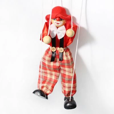 Debuy Clown-Marionette, Die Kinderspielzeug Zieht Drama Marionette Kinderspielzeug 3 Debuy Clown-Marionette, Die Kinderspielzeug Zieht Drama Marionette Kinderspielzeug