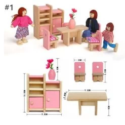 Debuy Puppenhaus-Spielzeug-Möbel-Modell-Set Kinderspielhaus Mini-Simulation Kleinmöbel -Kinderspielzeugladen 30339582 04