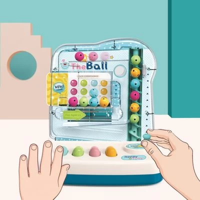 Enbaoxin Tischspielzeug Zum Ballfangen Für Kinder Puzzle Rolling Ball Toy Track Elektrisches 8 Enbaoxin Tischspielzeug Zum Ballfangen Für Kinder Puzzle Rolling Ball Toy Track Elektrisches – Bild 6