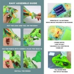 Vetaka Dinosaurier Spielzeug Mit Nebel Spray Musik Licht Für Kinder -Kinderspielzeugladen 30353893 05