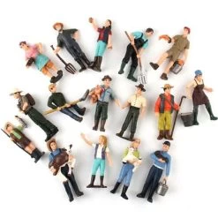 Syntek Simulation Modell Farbige Figuren Bauernhof Figuren Diy Ornamente Zeichen Mini Arbeiter Szene Modell -Kinderspielzeugladen 30418229 04