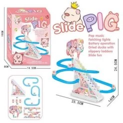 Syntek Elektrotriebwagen-Puzzlespiel Für Kinder Entlein Treppensteigen Lernspielzeug Für Kinder