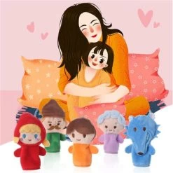 Epik Baby Plüsch Spielzeug Cartoon Tier Familie Finger Puppen Rolle Spielen Tuch Puppe Pädagogisches Spielzeug Für Kinder Kinder -Kinderspielzeugladen 30449017 04
