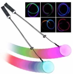 Syntek 1 Stück RGB Leuchten LED Geworfen Bälle 1 Stück Hand Requisiten Bühne Leistung Zubehör -Kinderspielzeugladen 30483136 05