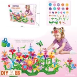 Decome Handgemachtes Puzzlespielzeug Für Die Frühe Bildung Von Kindern Bausteinspielzeug Für Kinder Zum Selbermachen Von Blumenarrangements