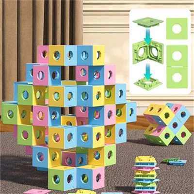 Epik 3D-Bausteine Lernspielzeug Gehirnspiele Geometrie Stapeln Formen Geometrische Feststoffe Spielzeug 4 Epik 3D-Bausteine Lernspielzeug Gehirnspiele Geometrie Stapeln Formen Geometrische Feststoffe Spielzeug – Bild 2
