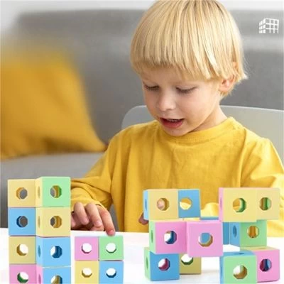 Epik 3D-Bausteine Lernspielzeug Gehirnspiele Geometrie Stapeln Formen Geometrische Feststoffe Spielzeug 7 Epik 3D-Bausteine Lernspielzeug Gehirnspiele Geometrie Stapeln Formen Geometrische Feststoffe Spielzeug – Bild 5