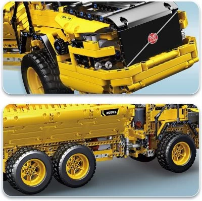 MOULD KING Konstruktionsspielsteine 17010 Muldenkipper MOC Klemmbausteine 1888Teile 7 MOULD KING Konstruktionsspielsteine 17010 Muldenkipper MOC Klemmbausteine 1888Teile – Bild 5