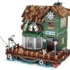 MOULD KING Klemmbausteine Architektur Hafenkneipe 30108 -Kinderspielzeugladen 30637995 01