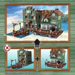 MOULD KING Klemmbausteine Architektur Hafenkneipe 30108 -Kinderspielzeugladen 30637995 04