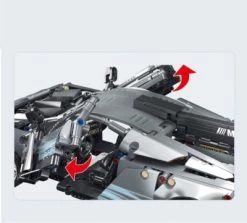 MOULD KING Konstruktionsspielsteine Rennwagen Statische Version MOC Klemmbausteine 1391 Teile -Kinderspielzeugladen 30638015 05