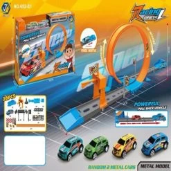 Debuy Spielzeugauto-Set Für Kinder / Zufällige Farben Kinder Metall Katapult Rennspielzeug Set / Zufällige Farben