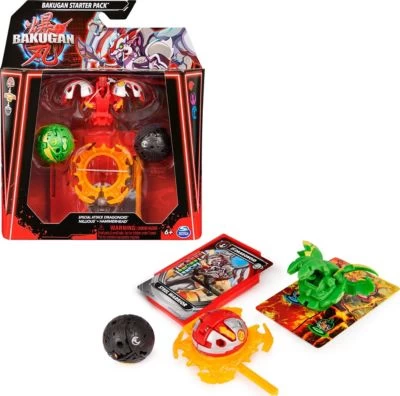 Bakugan Revolution - Starter 3 Pack - Solid (mit Special Attack Dragonoid) 3 Bakugan Revolution - Starter 3 Pack - Solid (mit Special Attack Dragonoid)