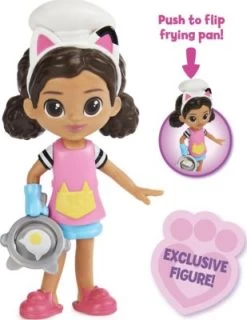 SPIN MASTER Gabby’s Dollhouse Cat-tivity Set, Lunch And Munch – Küchen Set Mit Gabby Und Kuchi Mit Einem Möbelstück, Zubehörteil Und Überraschungsbox, Geeignet Für Kinder Ab 3 Jahren -Kinderspielzeugladen 30746494 04