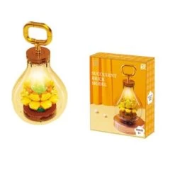 Vicabo Blumen Baustein Mit Glühbirnen Schutzhülle Bausteine Für Kinder