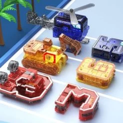 Syntek Digitalen Baustein Puzzle Brief Für Kinder Geschenk Krieger Verformung Action-figuren Roboter Spielzeug Für Kinder -Kinderspielzeugladen 30790679 06