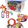 MAGNIKON Magnetische Bausteine “Der Baumeister” - Magnetbau-Set 118-teilig, Magnetbausteine, Ideal Als Konstruktionsspielzeug Zur Förderung Von Kreativität & Motorik, Spielzeug Für Kinder Ab 3 Jahre