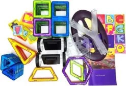 MAGNIKON Magnetische Bausteine “Der Baumeister” - Magnetbau-Set 118-teilig, Magnetbausteine, Ideal Als Konstruktionsspielzeug Zur Förderung Von Kreativität & Motorik, Spielzeug Für Kinder Ab 3 Jahre -Kinderspielzeugladen 30797107 04