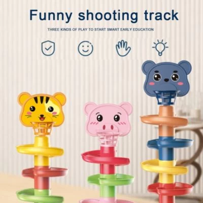 Vicabo Montessori Spielzeug Kugelbahn Kugelturm Rollbahn Kugelbahnen Für Kinder 5 Vicabo Montessori Spielzeug Kugelbahn Kugelturm Rollbahn Kugelbahnen Für Kinder – Bild 3