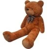 VidaXL Weicher XXL-Plüsch-Teddybär Braun 160 Cm Teddybär -Kinderspielzeugladen 31017998 01