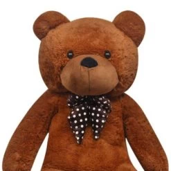 VidaXL Weicher XXL-Plüsch-Teddybär Braun 160 Cm Teddybär -Kinderspielzeugladen 31017998 04