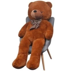 VidaXL Weicher XXL-Plüsch-Teddybär Braun 160 Cm Teddybär -Kinderspielzeugladen 31017998 06