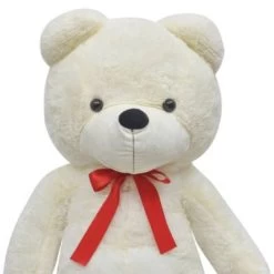 VidaXL Weicher XXL-Plüsch-Teddybär Weiß 85 Cm Teddybär