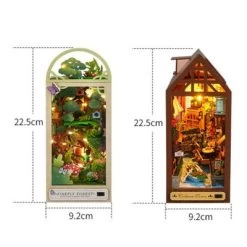 Enbaoxin DIY Hütte Kreativ Zusammenbauen Baumodell Holzspielzeug -Kinderspielzeugladen 31065840 04