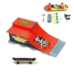 Vicabo Mini Finger Skateboard Und Ramp Zubehör Set Actionfiguren Für Kinder
