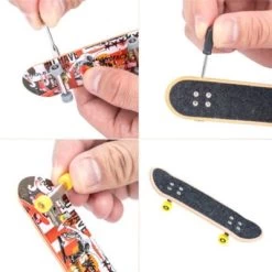 Vicabo Mini Finger Skateboard Und Ramp Zubehör Set Actionfiguren Für Kinder -Kinderspielzeugladen 31117884 05