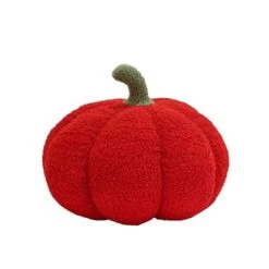 Syntek Kürbiskissen Plüsch Kinderspielzeug Kürbisförmiges Sofakissen, Spielzeug