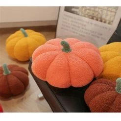 Syntek Kürbiskissen Plüsch Kinderspielzeug Kürbisförmiges Sofakissen, Spielzeug -Kinderspielzeugladen 31239175 04