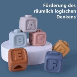 SHAOKE Kleinkind Blöcke Stapeln Pädagogisches Spielzeug Lernspielzeug Für Kinder Aus Weichem Kautschukbaustein Bausteine -Kinderspielzeugladen 31257283 04