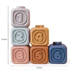 SHAOKE Kleinkind Blöcke Stapeln Pädagogisches Spielzeug Lernspielzeug Für Kinder Aus Weichem Kautschukbaustein Bausteine -Kinderspielzeugladen 31257284 07