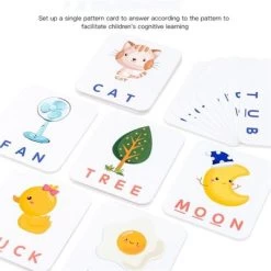 SHAOKE Holzwürfel Zahlen Zauber Wortspiel Puzzle Kinderspielzeug Frühkindliche Bildung, Aufklärungsbuchstaben, Passende Bausteinspielzeuge Bausteine -Kinderspielzeugladen 31373391 03