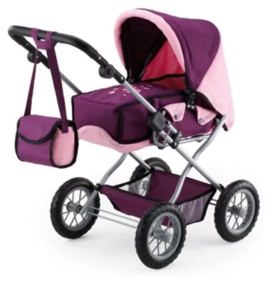 BAYER Kombi-Puppenwagen Grande Pflaume 3 BAYER Kombi-Puppenwagen Grande Pflaume