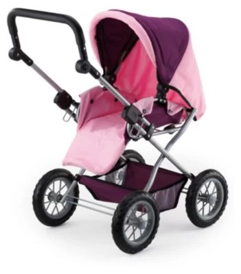 BAYER Kombi-Puppenwagen Grande Pflaume 4 BAYER Kombi-Puppenwagen Grande Pflaume – Bild 2