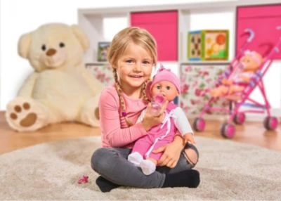 Weichkörper-Babypuppe Laura Mit Sound, 38 Cm 4 Weichkörper-Babypuppe Laura Mit Sound, 38 Cm – Bild 2