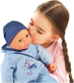 BAYER Babypuppe Hello Baby Boy, Funktionspuppe 46 Cm -Kinderspielzeugladen 4286200 05