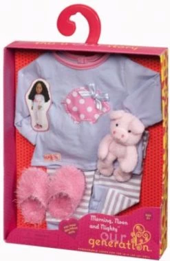 Our Generation Schlafanzug Mit Schweinchen Für 46cm Puppen 7 Our Generation Schlafanzug Mit Schweinchen Für 46cm Puppen -Kinderspielzeugladen 4871820 03