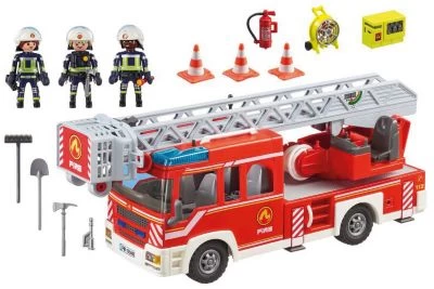 PLAYMOBIL® 9463 Feuerwehr-Leiterfahrzeug 4 PLAYMOBIL® 9463 Feuerwehr-Leiterfahrzeug – Bild 2