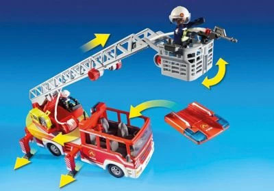 PLAYMOBIL® 9463 Feuerwehr-Leiterfahrzeug 6 PLAYMOBIL® 9463 Feuerwehr-Leiterfahrzeug – Bild 4