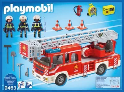PLAYMOBIL® 9463 Feuerwehr-Leiterfahrzeug 8 PLAYMOBIL® 9463 Feuerwehr-Leiterfahrzeug – Bild 6
