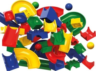 Hubelino - Kugelbahn Bahnelemente-Set, 55 Tlg. 4 Hubelino - Kugelbahn Bahnelemente-Set, 55 Tlg. – Bild 2